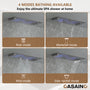 Rectangle Thermostatic Complete Shower System with LED Lights & Slide Bar