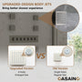 Rectangle Thermostatic Complete Shower System with LED Lights & Slide Bar