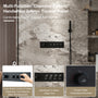 Rrectangular Ceiling-Mounted Thermostatic Shower System with LED Lights
