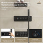 12" Wall-Mounted Thermostatic Shower System with Side Massage Spout