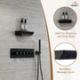 23.6" Luxurious 5-Function Ceiling-Mounted Thermostatic Shower System with Neck Spa Outlet