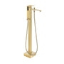 Freestanding Bathtub Faucet with Waterfall Bath Spout and Hand Shower