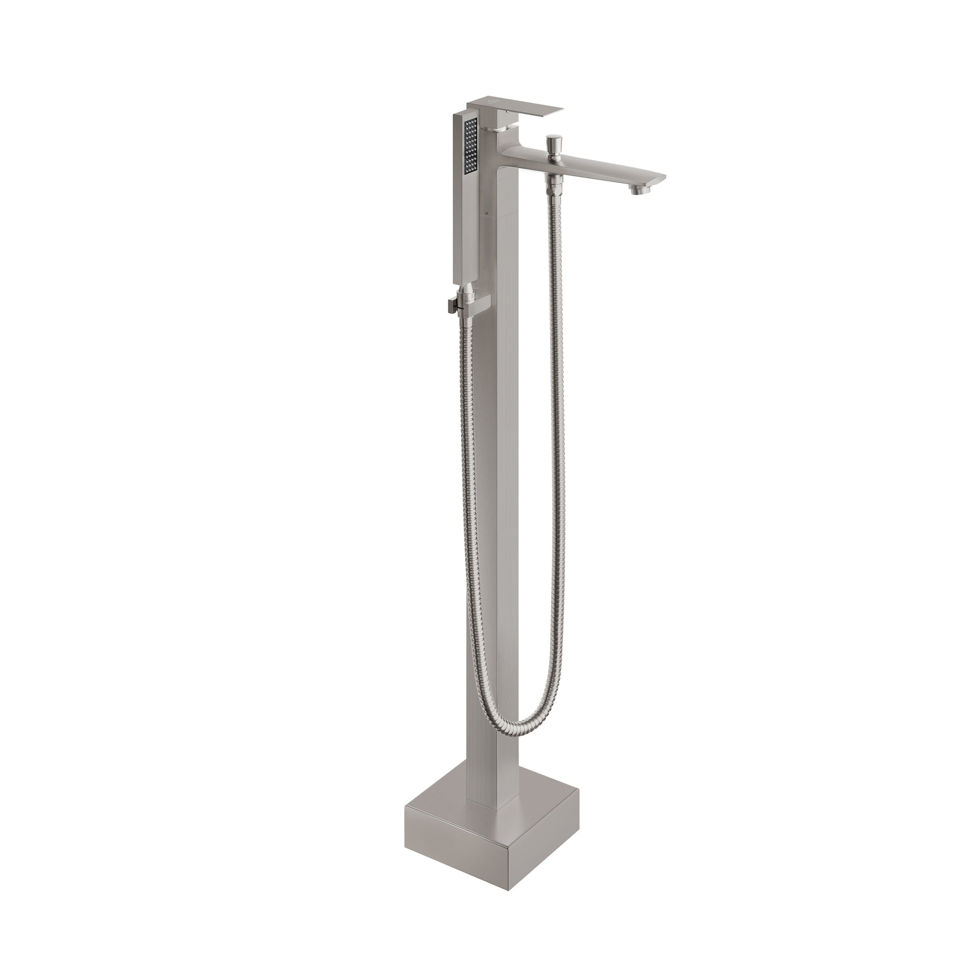 Freestanding Bathtub Faucet with Waterfall Bath Spout and Hand Shower