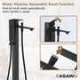 Waterfall Freestanding Bathtub Faucet with Hand Shower in Matte Black, Chrome Plated, Brushed Nickel, Brushed Gold