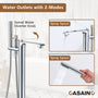 Freestanding Tub Faucet Floor Mounted Tub Filler with 150mm Handheld Hose