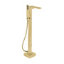 Free Standing Tub Filler Brass Bathtub Faucet with Hand Held Shower