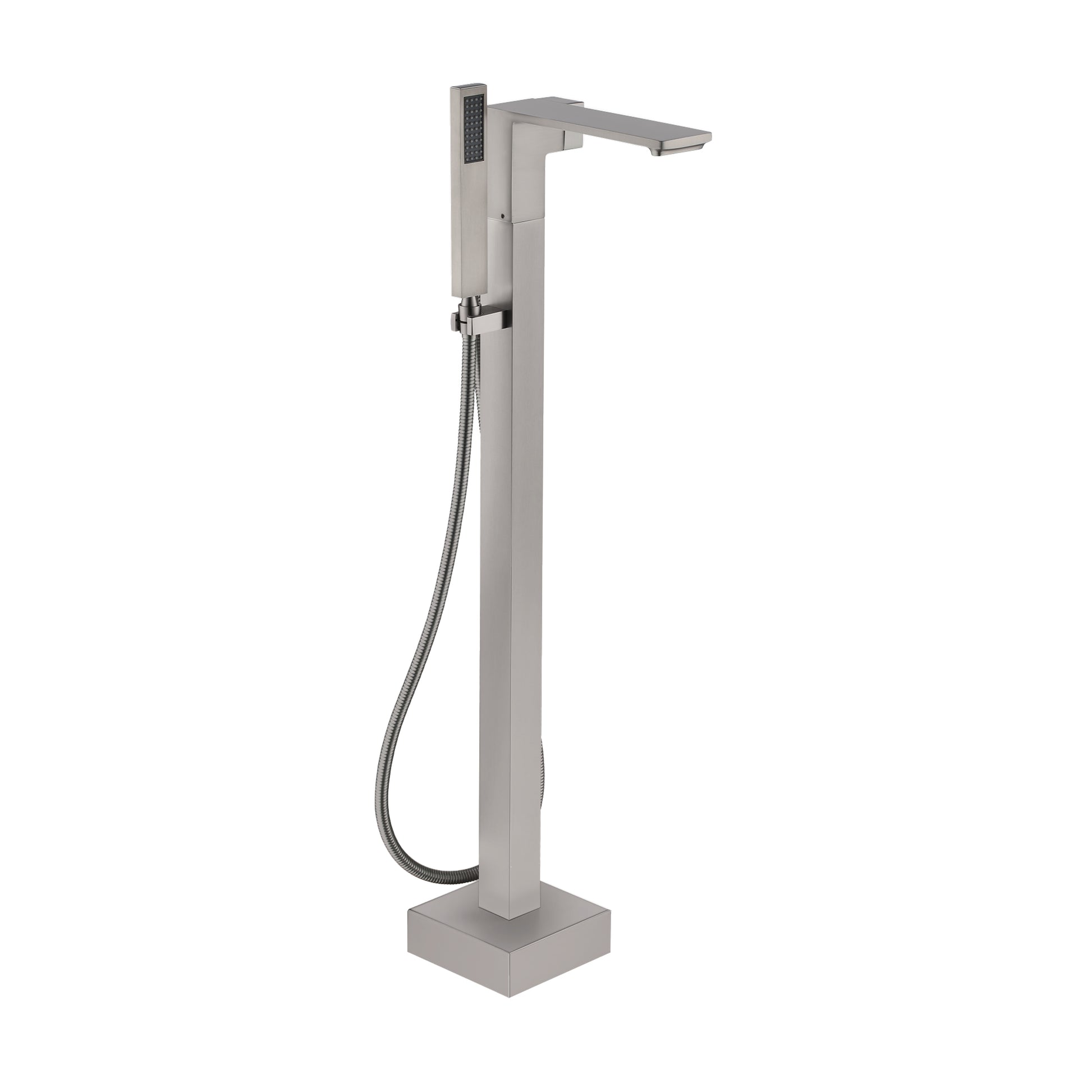 Free Standing Tub Filler Brass Bathtub Faucet with Hand Held Shower