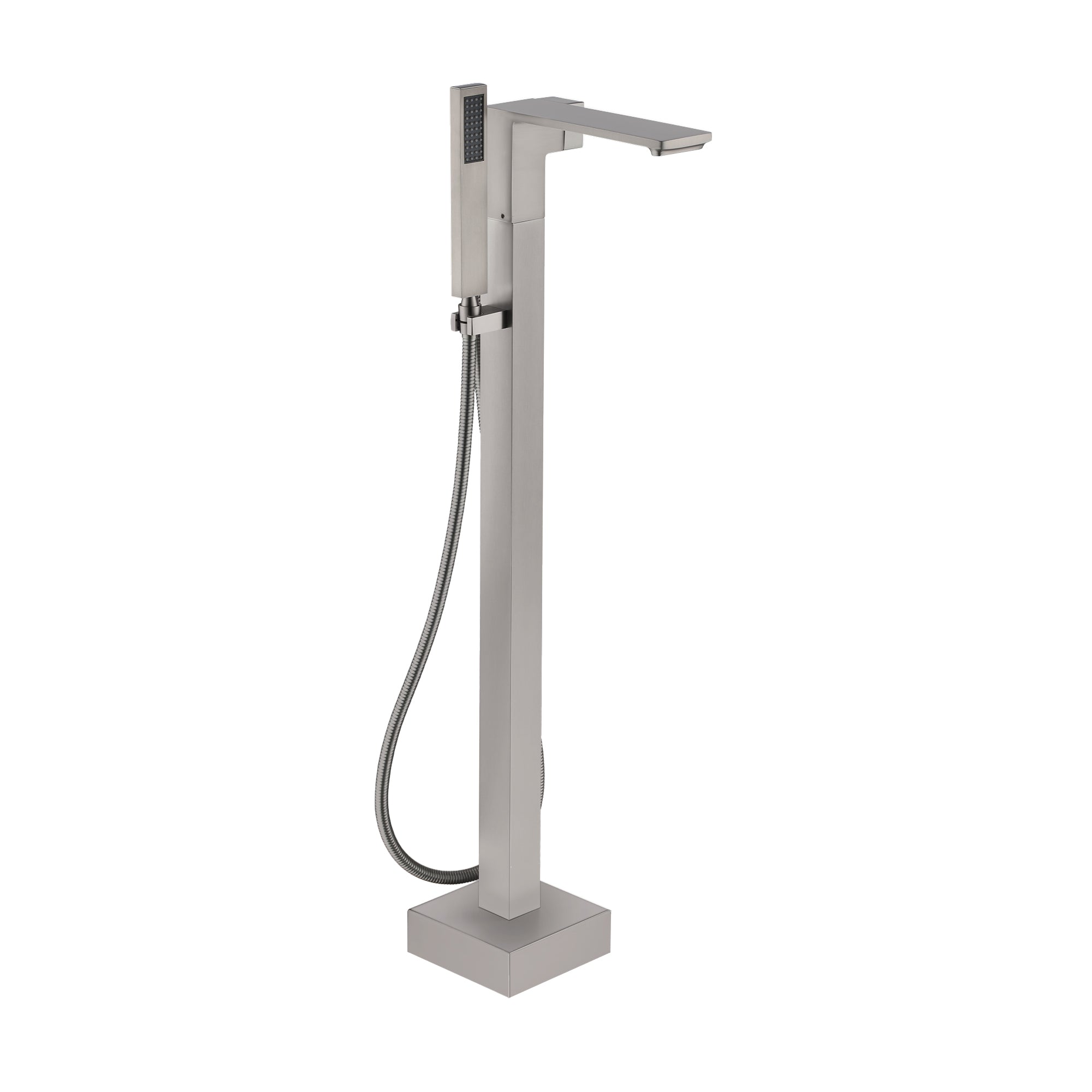 Free Standing Tub Filler Brass Bathtub Faucet with Hand Held Shower