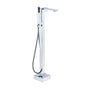 Free Standing Tub Filler Brass Bathtub Faucet with Hand Held Shower