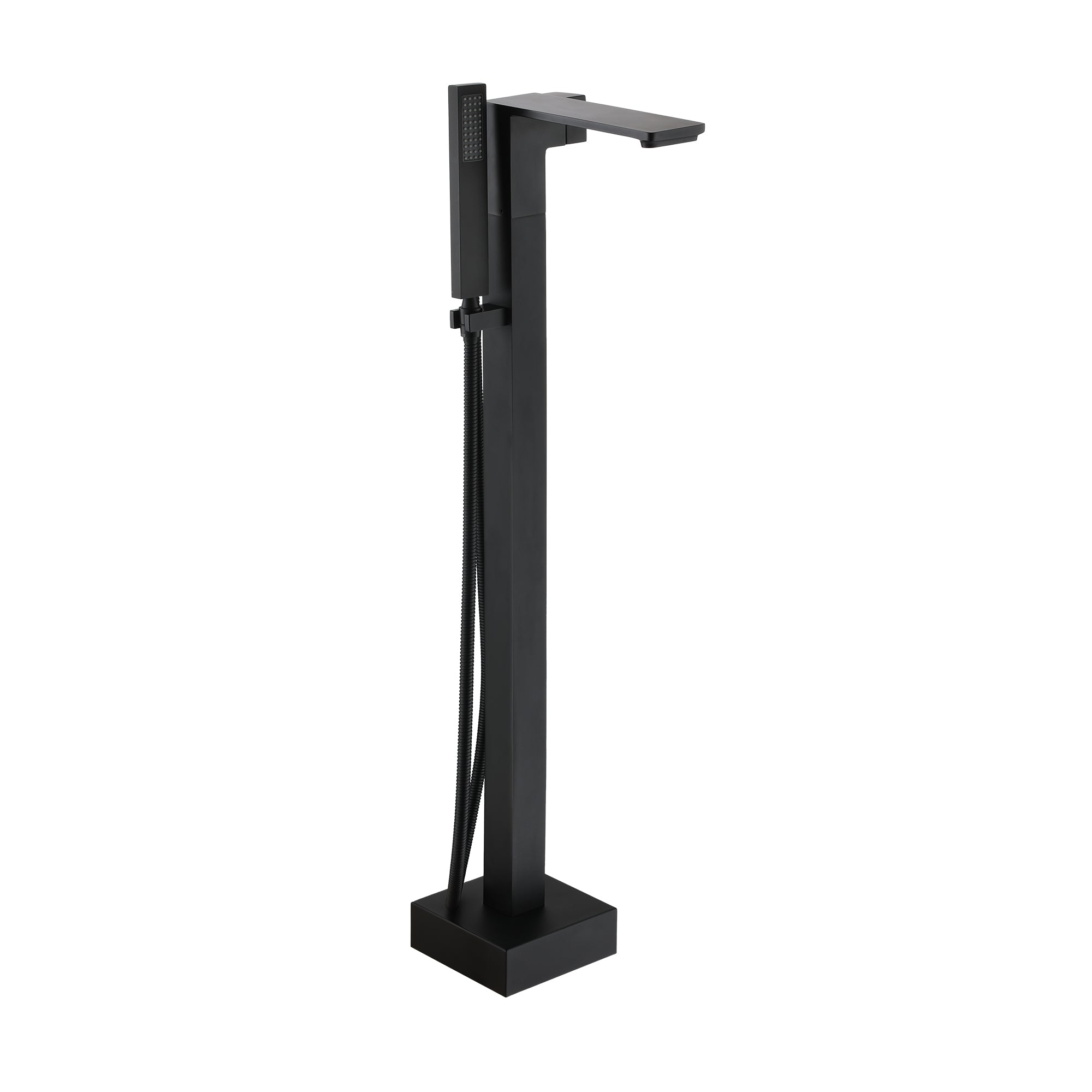 Free Standing Tub Filler Brass Bathtub Faucet with Hand Held Shower