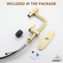 Single Handle Pull-Out Kitchen Faucet with 3 Functions Spray