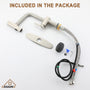 Single Handle Pull-Out Kitchen Faucet with 3 Functions Spray