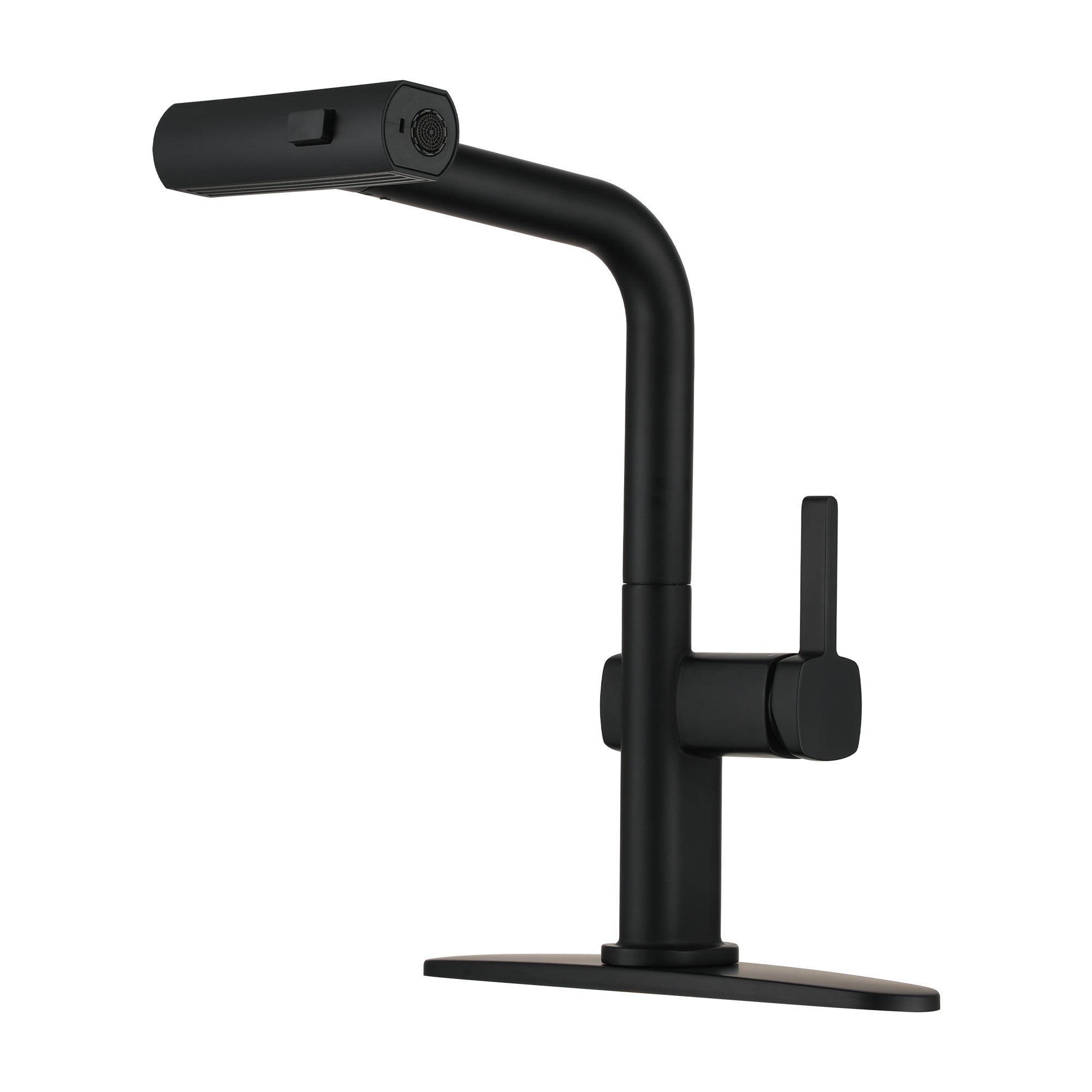 Single Handle Pull-Out Kitchen Faucet with 3 Functions Spray