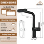 Single Handle Pull-Out Kitchen Faucet with 3 Functions Spray