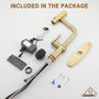 Touchless Single Handle Kitchen Faucet with 3 Functions Spray
