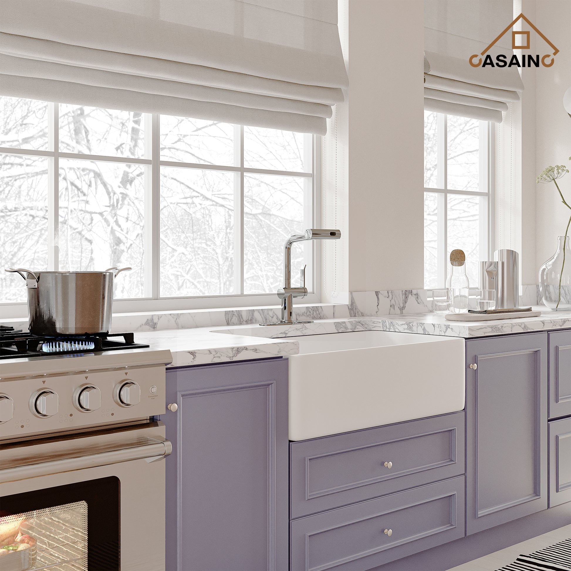 Touchless Single Handle Kitchen Faucet with 3 Functions Spray