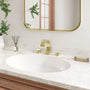 Modern Design 2-Handle Centerset Bathroom Faucet with Pop-up Drain