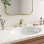 Modern Design 2-Handle Centerset Bathroom Faucet with Pop-up Drain