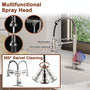 Pull-Down Kitchen Faucet with Purified Water Port - 3 Function Spray & Deck Plate