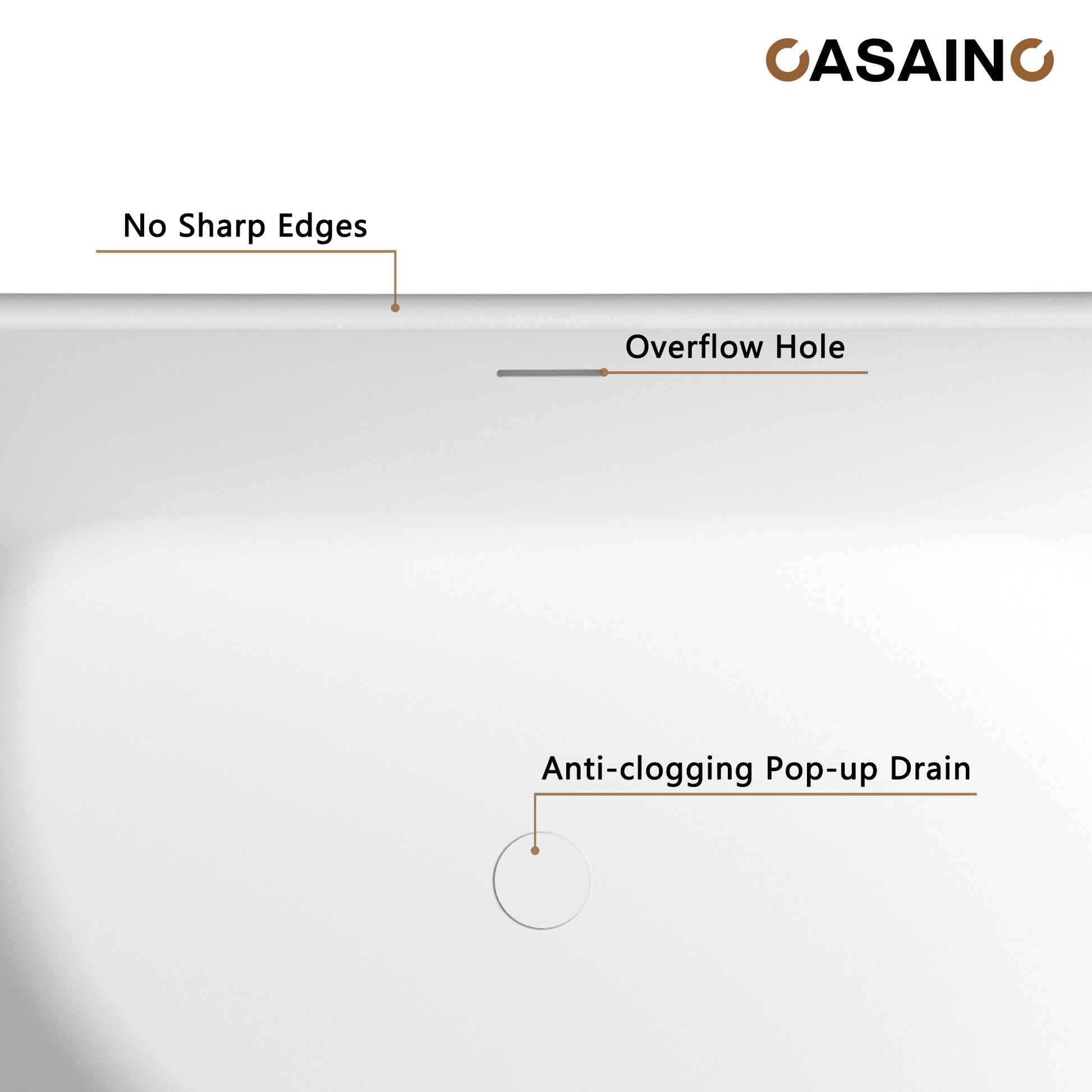 56"/65"/71" Solid Surface Stone Freestanding Tub - Soak in Style with Matte White Finish, Center Drain, and cUPc Certification(With/without Bathtub Faucet)