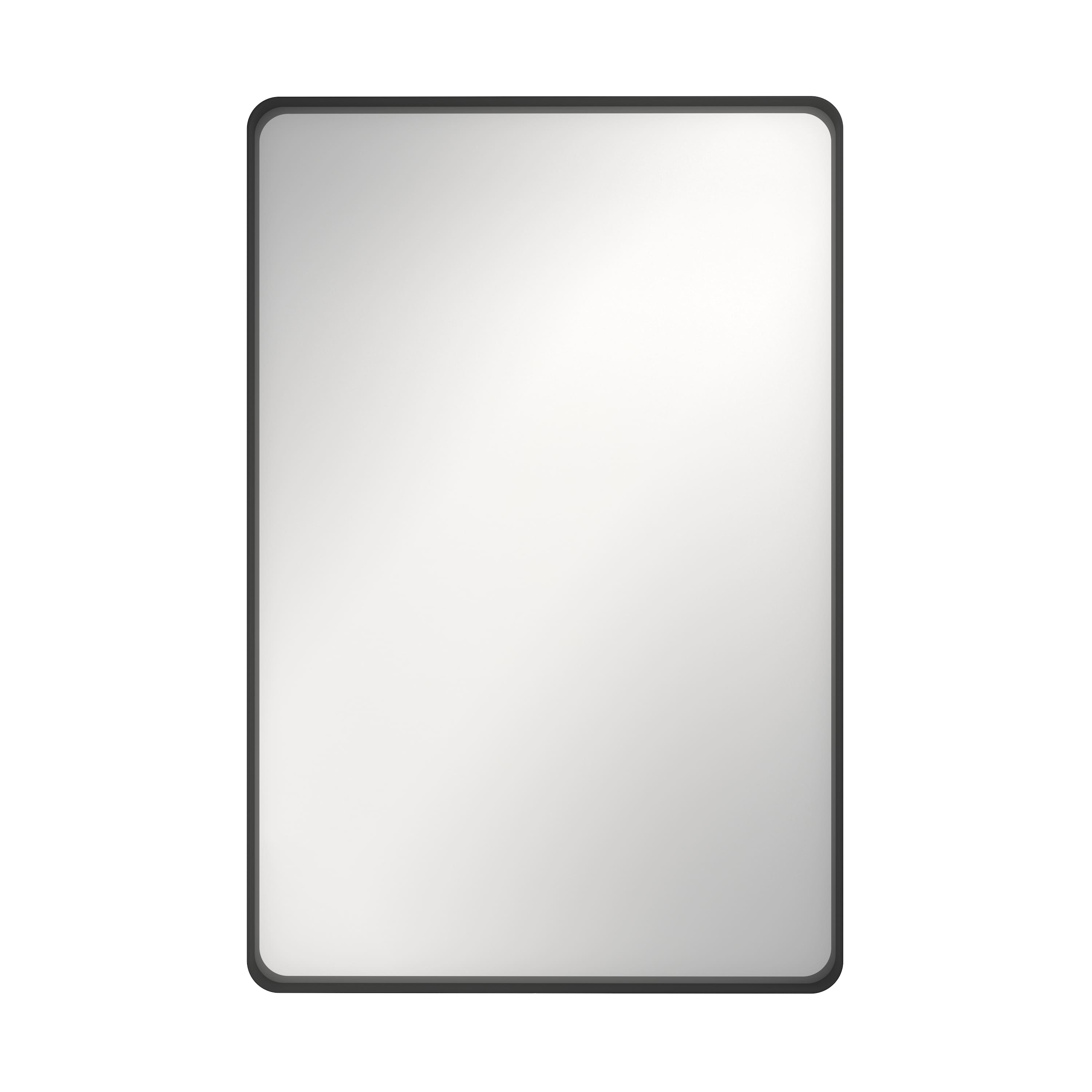 Modern Framed Tempered Glass Bathroom Mirror with HD Reflection and Corrosion Resistant Finish