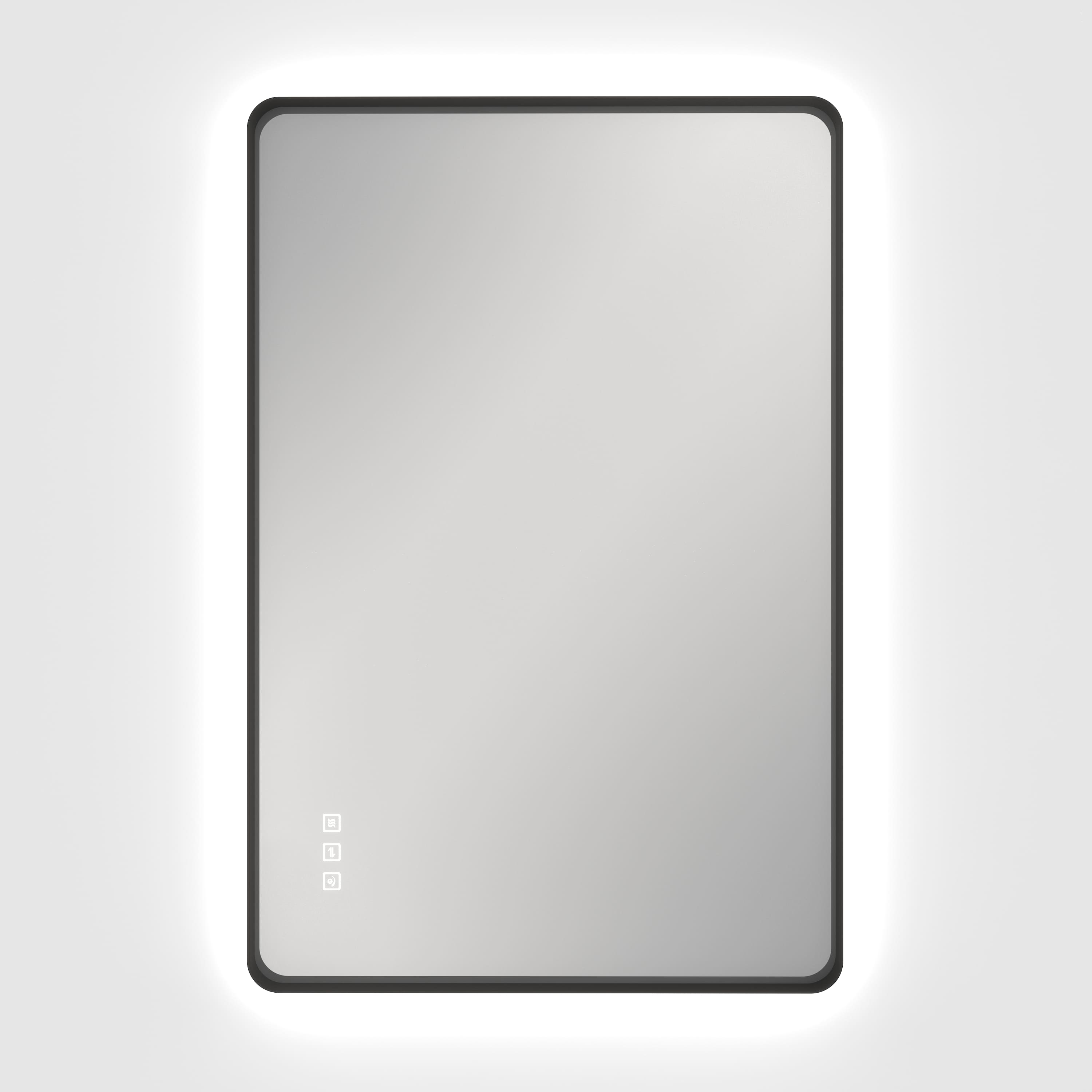 Modern LED Bathroom Mirror with 360° Ambient Lighting and Slim Framed Design