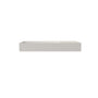 36 in. Wall-Mounted Solid Surface Bathroom Sink with Single Faucet Hole
