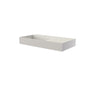 36 in. Wall-Mounted Solid Surface Bathroom Sink with Single Faucet Hole