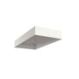 36 in. Wall-Mounted Solid Surface Bathroom Sink with Single Faucet Hole