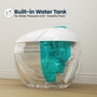 Luxe Smart Toilet with Tank，Auto Open & Close and Easy-Clean Surface, White/Black