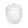 Luxe Smart Toilet with Tank，Auto Open & Close and Easy-Clean Surface, White/Black