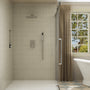 10" Wall Mounted Dual Shower Head Shower System with Hand Shower