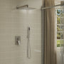 10" Wall Mounted Dual Shower Head Shower System with Hand Shower