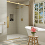 10" Wall Mount Round Single Function Shower Faucet Rain Shower System