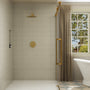 10" Wall Mount Round Single Function Shower Faucet Rain Shower System