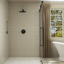 10" Wall Mount Round Single Function Shower Faucet Rain Shower System