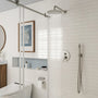 10" Wall Mount Water Saving Rain Shower Head System with Handheld