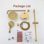 8" Rain Shower Head System with Pressure Balance Valve Package List