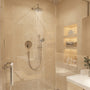 8" Rain Shower Head System with Pressure Balance Valve