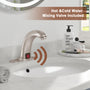 Hands-Free Touchless Bathroom Sink Faucet with Hole Cover Plate
