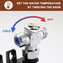 Hands-Free Touchless Bathroom Sink Faucet with Hole Cover Plate