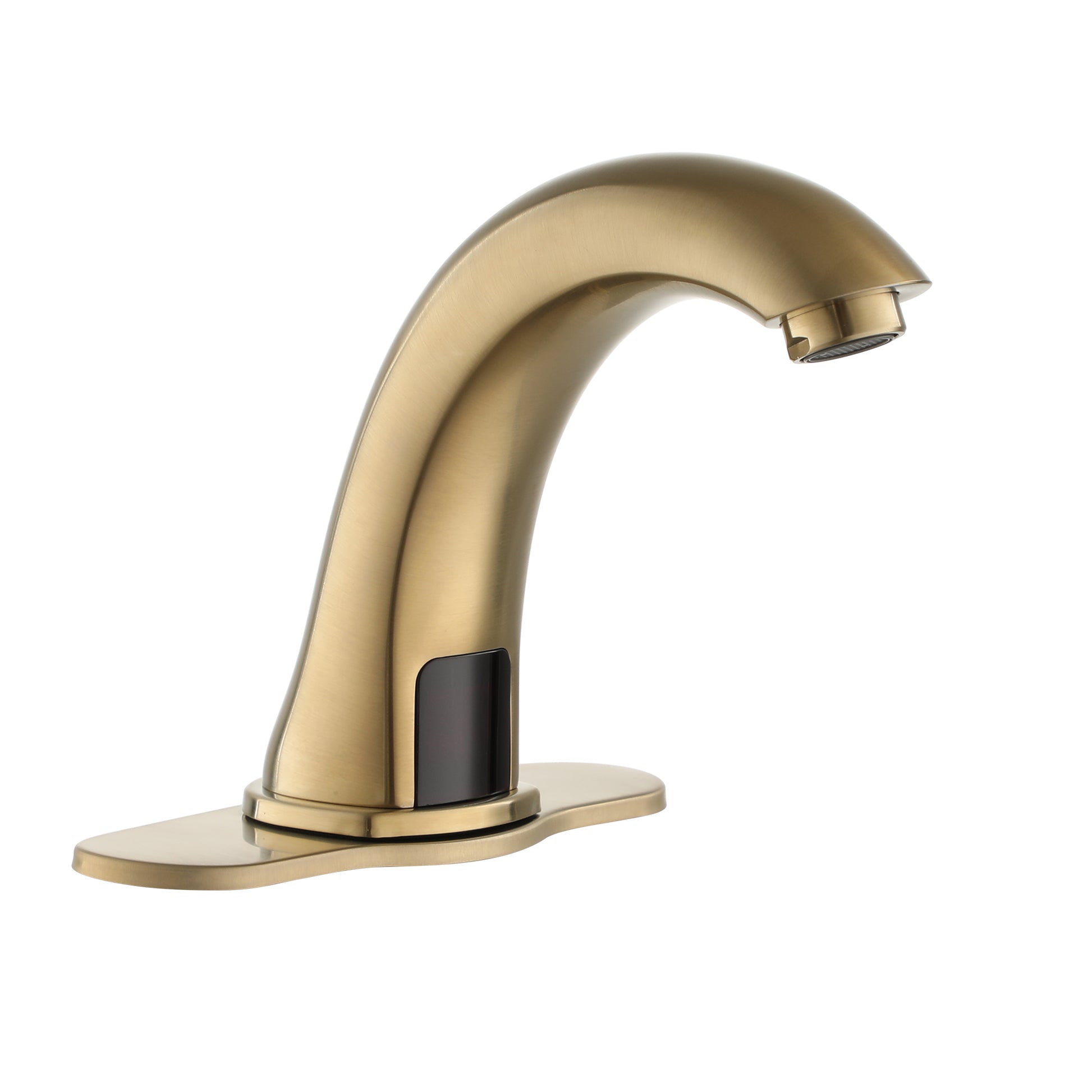 Hands-Free Touchless Bathroom Sink Faucet with Hole Cover Plate