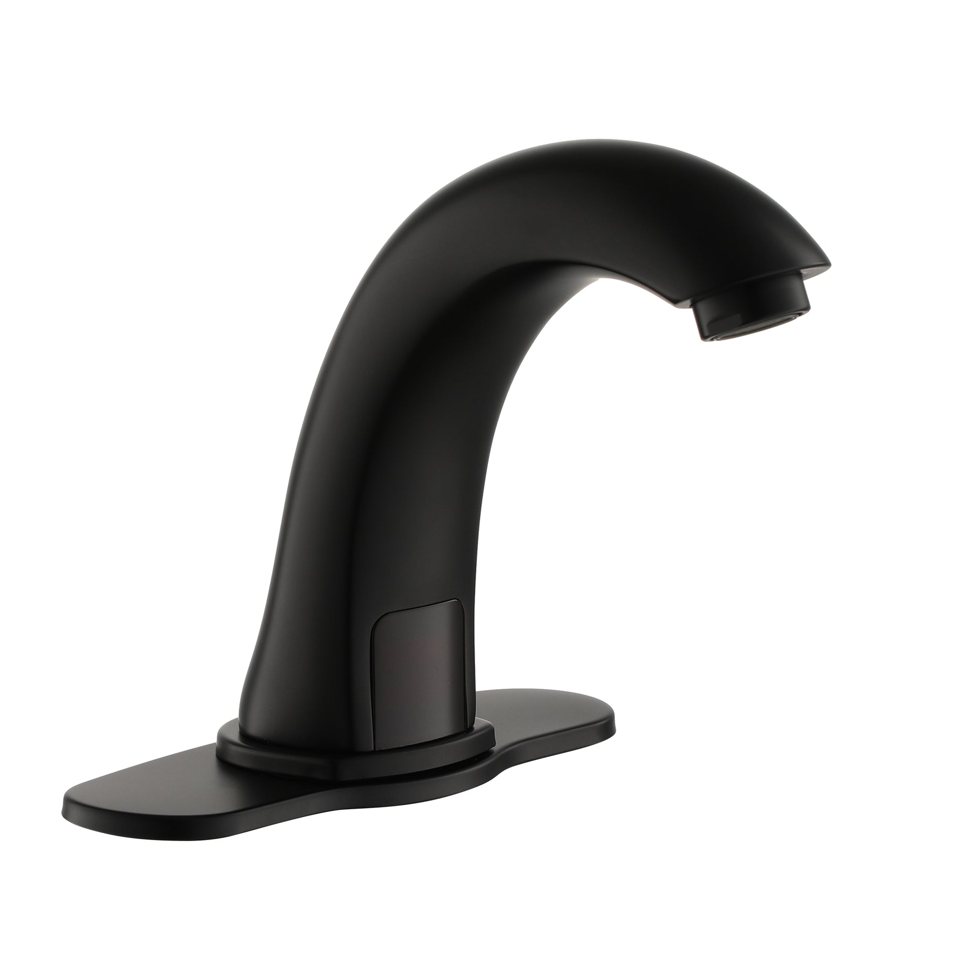 Hands-Free Touchless Bathroom Sink Faucet with Hole Cover Plate