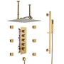 16“ Spa-Inspired Rainfall Shower System with Body Jets & Slide Bar