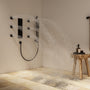 16“ Spa-Inspired Rainfall Shower System with Body Jets & Slide Bar