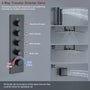 16“ Spa-Inspired Rainfall Shower System with Body Jets & Slide Bar