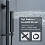 16“ Spa-Inspired Rainfall Shower System with Body Jets & Slide Bar