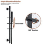 16“ Spa-Inspired Rainfall Shower System with Body Jets & Slide Bar