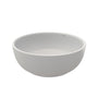 59" Round Solid Surface Freestanding Bathtub for Two in Matte White