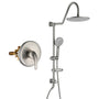 9.63-inch Exposed Shower System with Shower Valve & Soap Dish